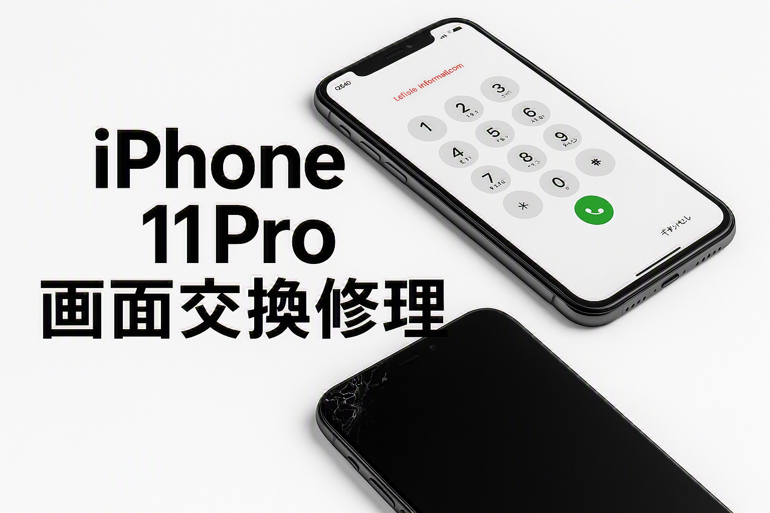 iPhone11(アイフォン)の画面交換修理を行いました！